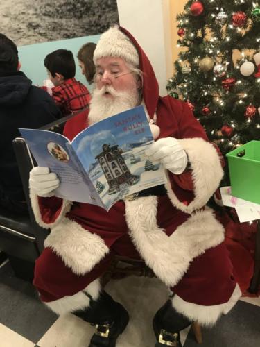 Santa Loves Reading Santa's Bully Elf